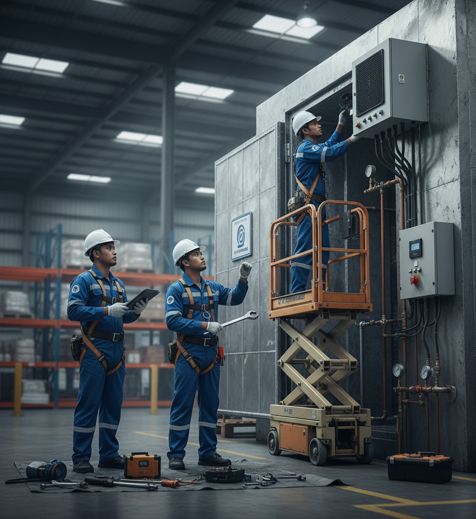 Perbaikan Unit Pendingin Gudang